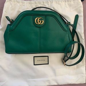 Gucci Rebelle Small Crossbody bag. Emerald green.